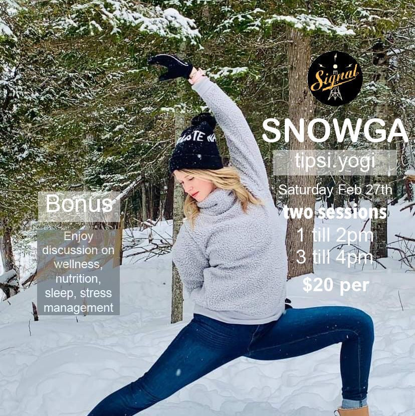 SNOWGA with Tipsy Yogi 🧘‍♂️